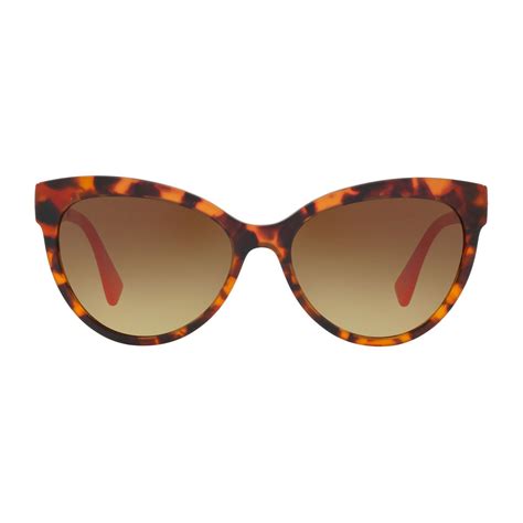 versace cat eye 57mm sunglasses orange brown|versace mirrored cat eye sunglasses.